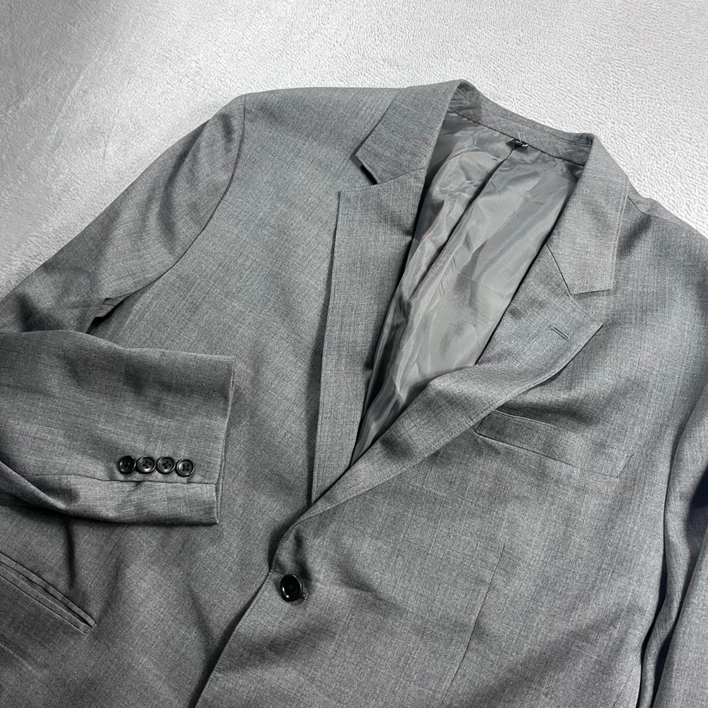 Bonobos Jetsetter Blazer Mens 44S Athletic Fit Grey Wool Blend Two Button Jacket